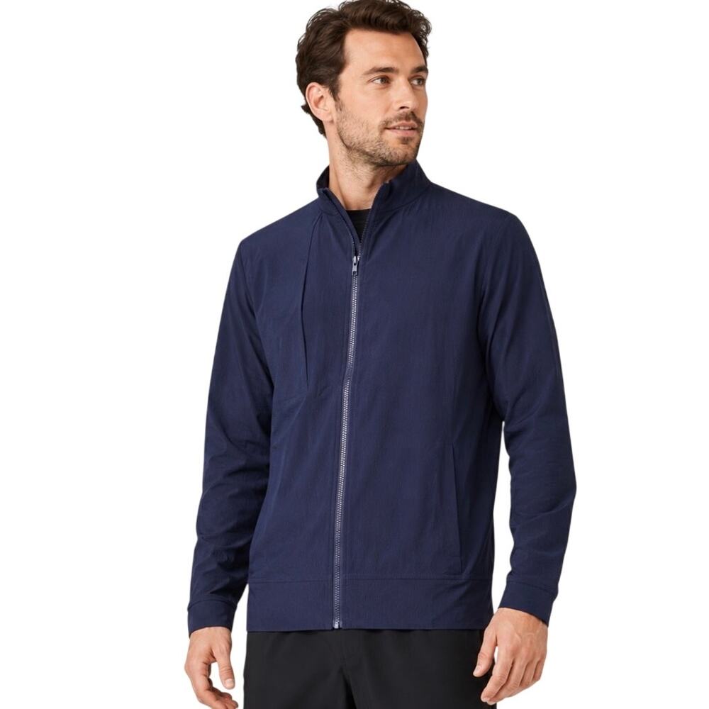 Grand Running Club Marco Running Jacket, Navy, Stretch, Men's Small, NWT